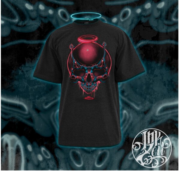 Shirt &quot;Neon Skull&quot; XL